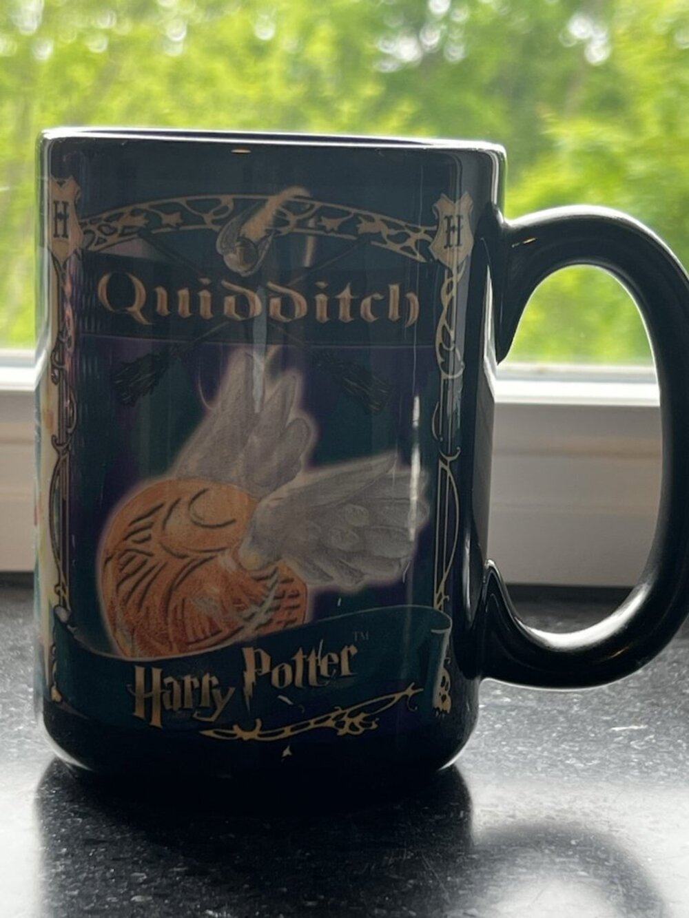 Y2K Vintage 2001 Harry Potter and the Sorcerer's Stone Quidditch Mug - Picture 10 of 13